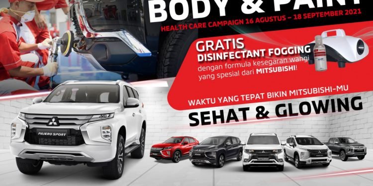 Gelar Program Health Care Campaign, Mitsubishi Berikan Penyemprotan Disinfektan Gratis untuk Kendaraan Komsumen Setia