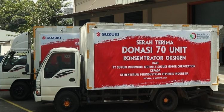 Bantu Pemerintah RI Tangani Pandemi Covid-19, Suzuki Donasikan Puluhan Oxygen Concentrator