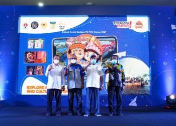 Angkat Perekonomian Daerah, PB PON XX Papua Luncurkan Aplikasi Papua Tourism & Gerai Honai