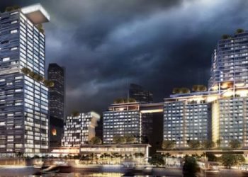 Intiland Gelar Topping Off Tower Kedua Apartemen Fifty Seven Promenade