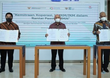KemenkopUKM, Kemenperin & Kementerian BUMN Jalin Sinergi Bawa Koperasi, UMKM Hingga IKM Terhubung Rantai Pasok Global