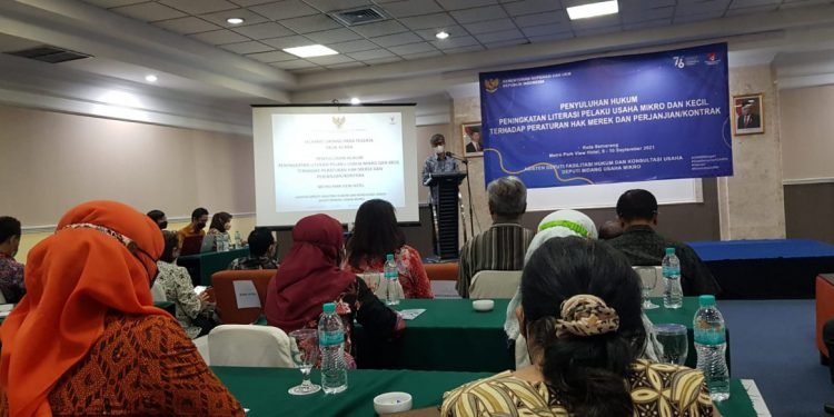 Kemenkop UKM Latih Usaha Mikro dan Kecil Sadar Hak Merek dan Pemahaman Hukum Perjanjian/Kontrak