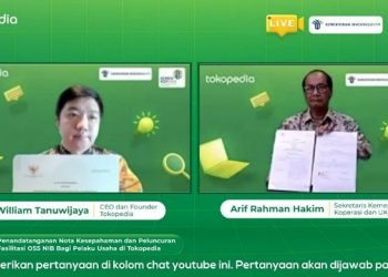 Dorong Pelaku KUMKM Manfaatkan Teknologi Informasi, KemenkopUKM Rangkul Tokopedia