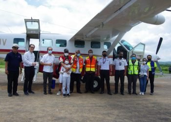 Pesawat Cessna 172–152 dan Cessna Grand Caravan Mendarat Mulus, Bandara Salakanagara Tanjung Lesung Siap Menjadi Fasilitas Baru Wisatawan