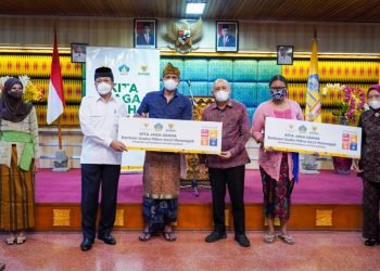 Kolaborasi KemenKopUKM Dan Baznas Bantu Permodalan 500 Usaha Mikro di Bali