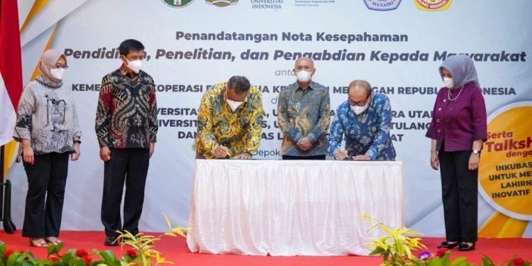 MenKopUKM Teten Masduki Gandeng 5 Perguruan Tinggi Lahirkan Enterpreneurship Baru