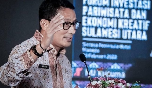 Bangkitkan Ekonomi dan Buka Lapangan Kerja, Menparekraf Sandiaga Uno Ajak Investor Taman Modal di Likupang