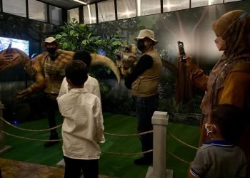 Sambut Libur Sekolah, Grand Metropolitan Hadirkan Dinosaurus