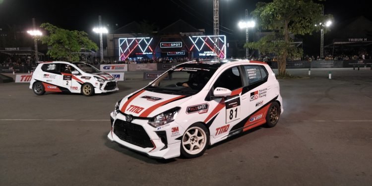 Agya GR Sport Bawa Peslalom TGRI Sapu Bersih Podium Kejurnas F (Modifikasi)  di Seri ke-3 MLDSPOT Autokhana