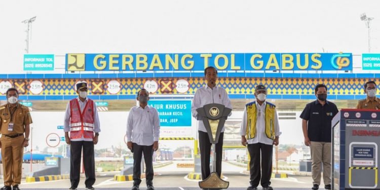 Presiden Jokowi Resmikan Tol Cibitung – Cilincing