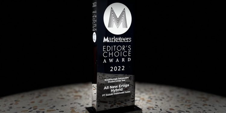 All New Ertiga Hybird Raih Penghargaan di Ajang Marketeers Editors Choice Award 2022