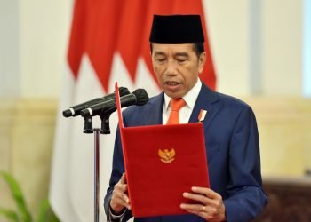 Presiden Jokowi melantik Kepala Staf Angkatan Laut (KSAL)