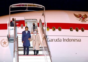 Presiden Jokowi dan Ibu Iriana Tiba di Brussels