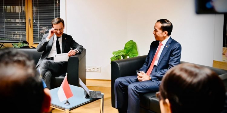 Bertemu PM Swedia, Presiden Jokowi Dorong Kerja Sama Pembangunan Hijau