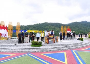 Resmikan Bendungan Beringin Sila, Presiden Dorong Peningkatan Produktivitas Pertanian di Sumbawa