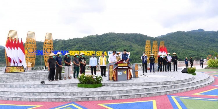 Resmikan Bendungan Beringin Sila, Presiden Dorong Peningkatan Produktivitas Pertanian di Sumbawa