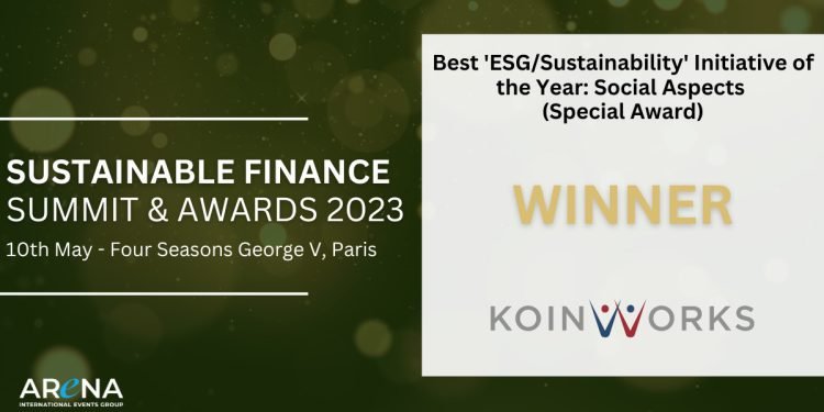 KoinWorks Raih Penghargaan Internasional untuk Sustainability di Paris, Perancis