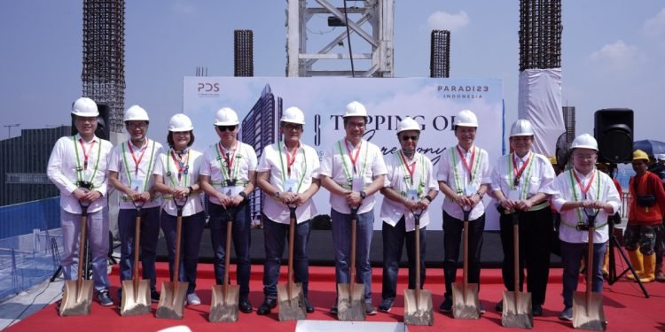Gelar Topping Off, Antasari Place Janji Serah Terima Lebih Cepat