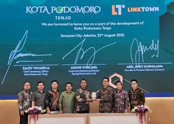 Agung Podomoro Land – LinkTown Teken Kerja Sama Pemasaran Properti Lewat Digital Marketing