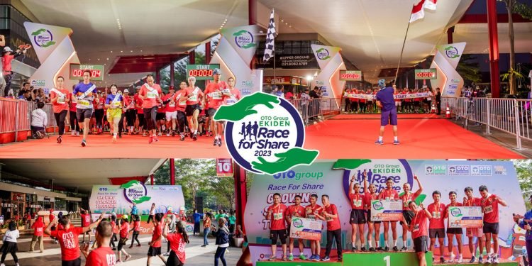 Sukses Gelar Charity Run OTO Ekiden 2023, OTO Group Berhasil Kumpulkan Donasi Ratusan Juta Rupiah