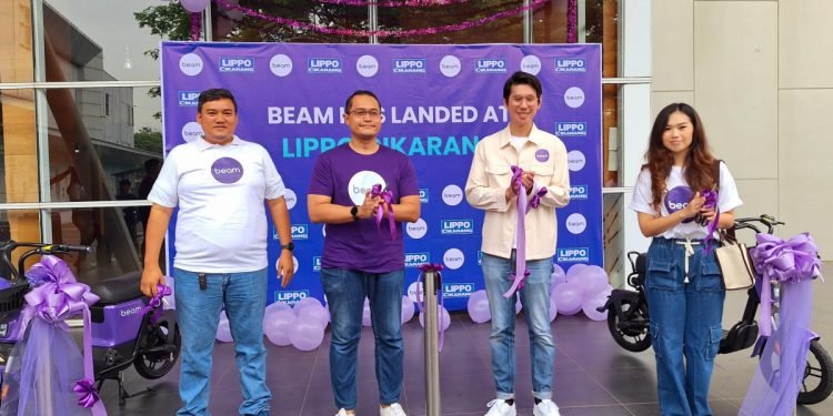 Asiik! Sepeda Listrik Beam Mobility Hadir di Lippo Cikarang