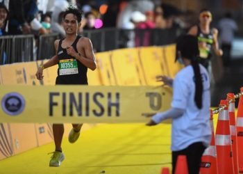 Pelari Indonesia Rahmat Setiabudi Berlari Menuju Garis Finish Kategori 220828210528 535