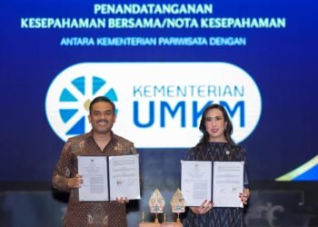 Kementerian UMKM – Kemenpar Teken MoU Perkuat UMKM di Kawasan Pariwisata