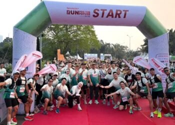 Sharp Indonesia Gelar Run for the Future 6.0K, 600 Pelari Ikut Tanam 600 Pohon