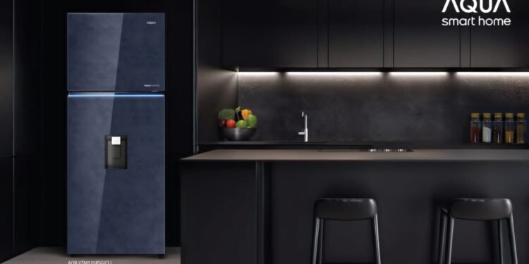 Refrigerator New Model 2D TM AQR-VTM535RSG(CL): Kulkas Jumbo yang Super Hemat Listrik dari Aqua 