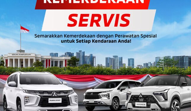 Sambut HUT Kemerdekaan RI, Mitsubishi Bagi-Bagi Diskon Servis hingga 17 Persen